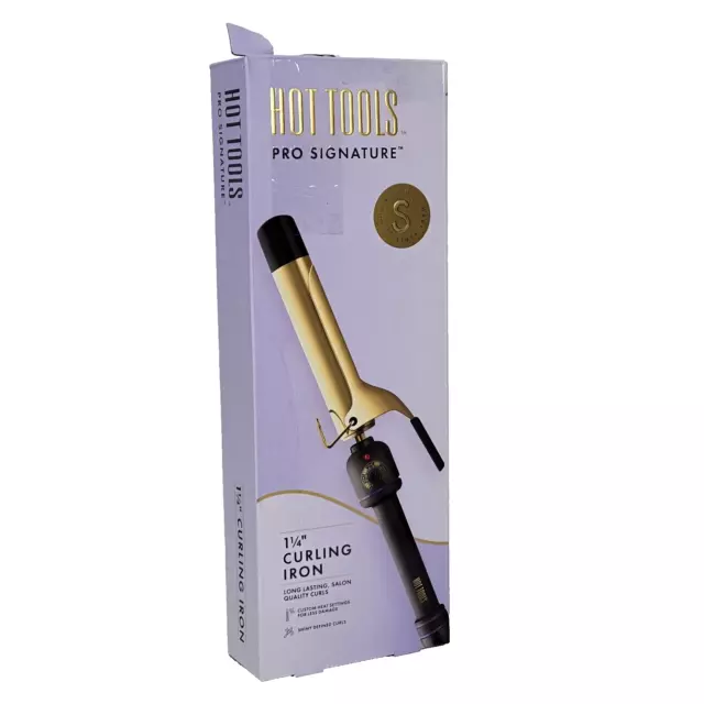 ✨Hot Tools Pro Signature Series Gold 1-1/4" Curling Iron Wand Model - HTIR1576✨✨