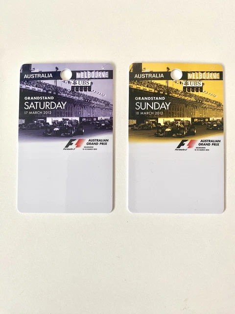 F1 Formula 1 VIP Gran Premio d'Australia 2012