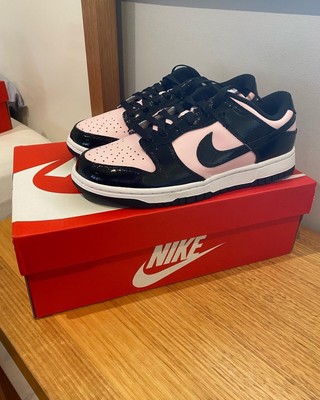 black pink foam dunks