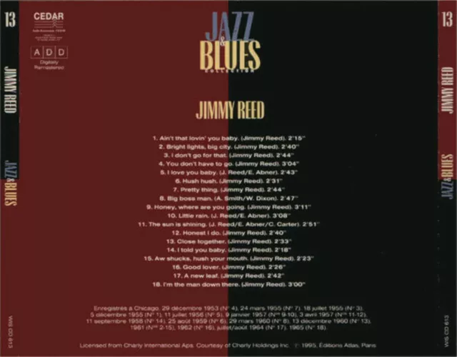 Jazz & Blues Collection Vol. 13 | Jimmy Reed | Etat correct 3
