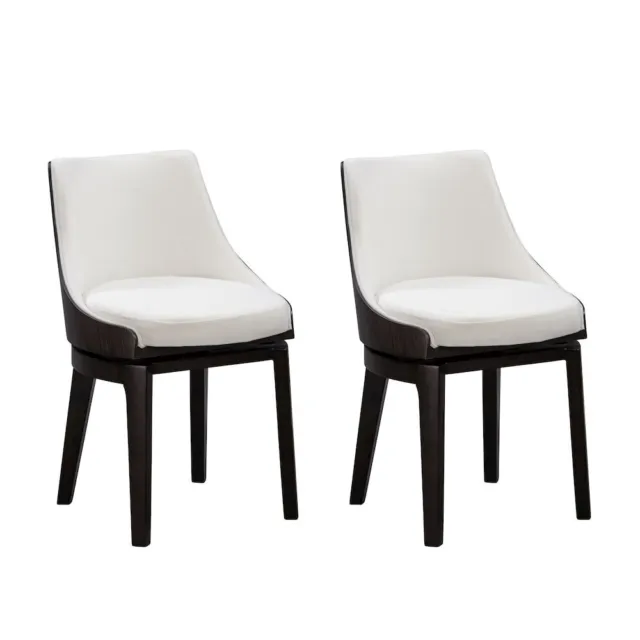 Orleans Swivel Low Back Dining Chairs - Set of 2