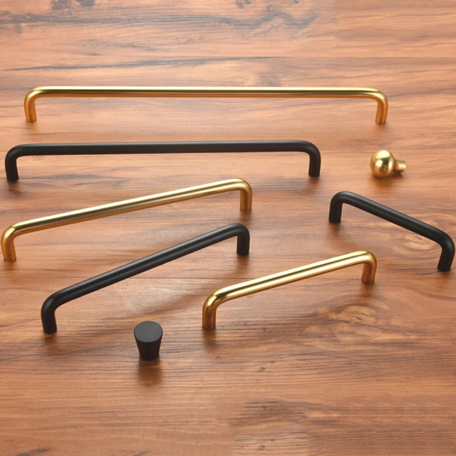 Retro U Shape Handles for Furniture Cabinet Knobs Drawer Cupboard Pulls Handles