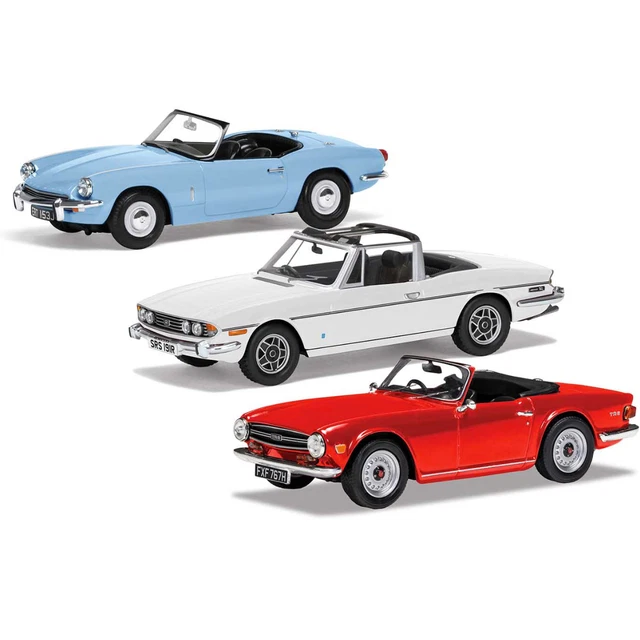 Vanguards 1/43 Scale VA04704 - Triumph TR3.- Collectors Club - Silver