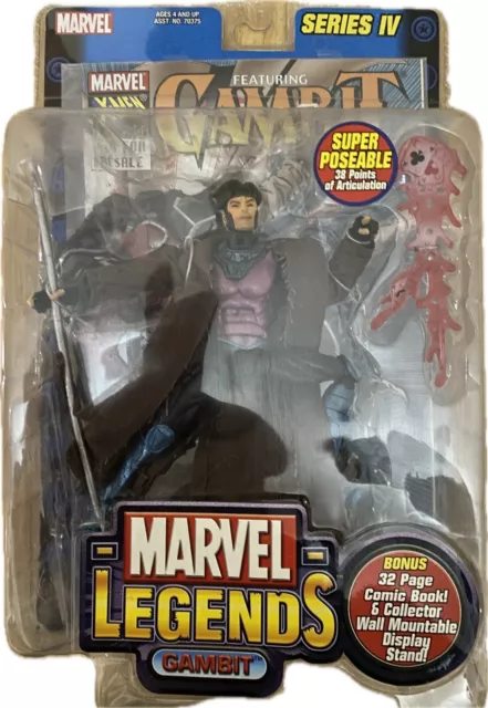 Marvel Legends: Series IV: Gambit (2004 Toy Biz Figure) X-Men Sealed New In Box