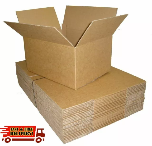 Strong Single Wall Cardboard Boxes Postal Removal Moving Quality