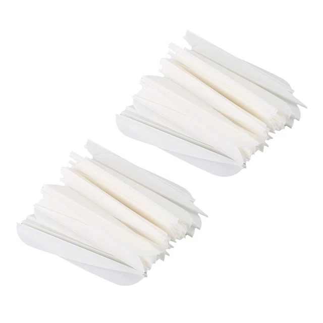 Arrows Vanes 4 Inch Plastic Feather Fletching for DIY Archery Arrows 100 Pa F2M6