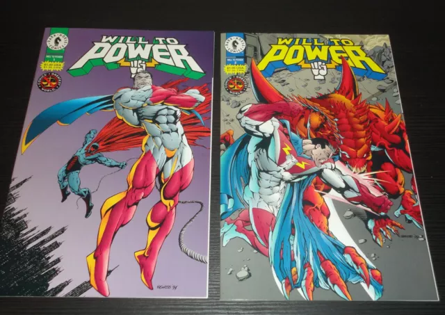 Will to Power (1994) Issue #1 & 2 Very Fine Condition Dark Horse Comics