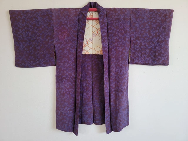 Antique Japanese Silk  KIMONO jacket haori,Haori,KIMONO Dress,Antiqueへ。