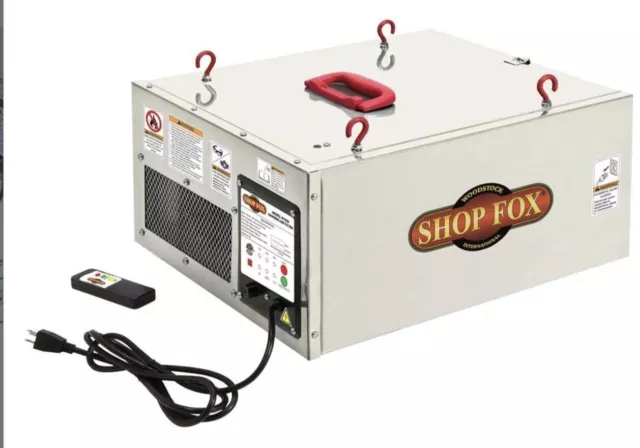 Shop Fox W1830 3-Speed Hanging Air Filter
