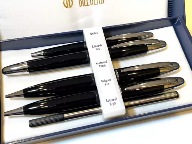 Bill Blass Pen & Pencil Set Mini, Rollerball, Ballpoint Pens, Mechanical Pencil