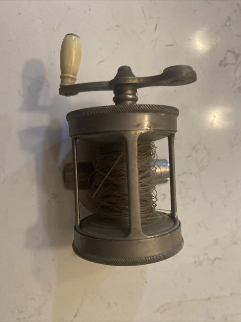 Moulinet De Pêche Vintage Meisselbach & Bro 100 Yards - USA 1907 - Reel Takapart Antique