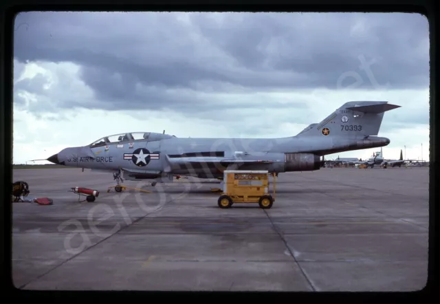 USAF McDonnell F-101F 57-0393 Jul 75 Kodachrome Slide/Dia