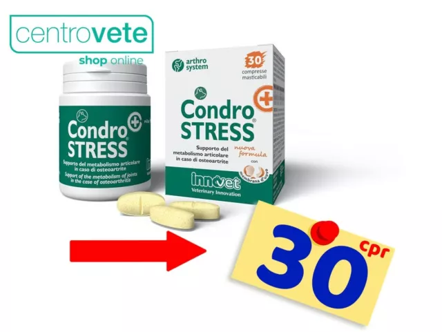 Innovet CONDROSTRESS +30 Cpr per CANI → Intenso Stress Articolare e Osteoartrite