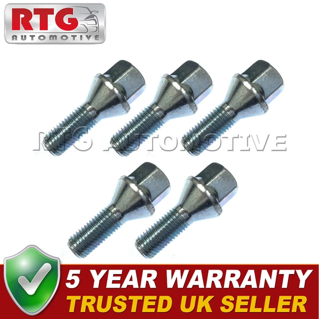 16x TWD Alloy Wheel Lug Bolts For Vauxhall Astra MK3, MK4, MK5 (M12x1.5)