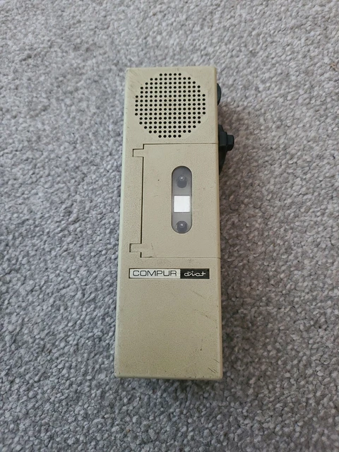 Vintage Compur Dict M 4480 Diktiergerät selten, schaltet ein.