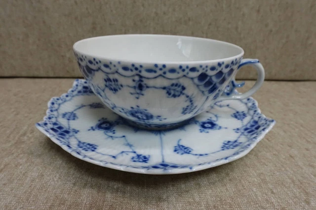Royal Copenhagen Full Lace Teacup Saucer