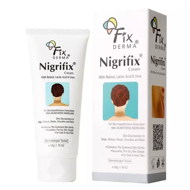 Fixderma Nigrifix Creme gegen Acanthosis nigricans mit Milchsäure 50 g