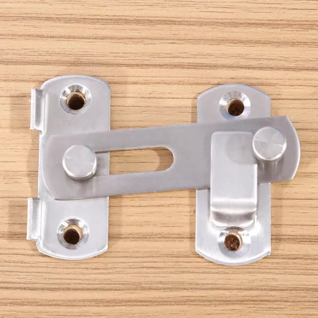 Stainless Steel Hasp Latch Lock Sliding Door for Window Cabinet Fitting Room