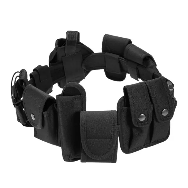 Police Duty Belt Security Guard Modular Enforcement Equipment Tactical Belt 600D