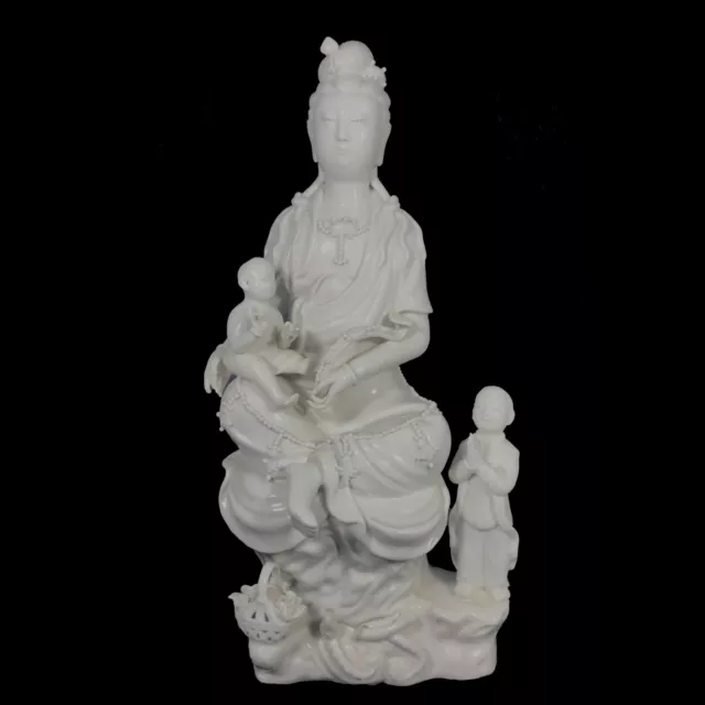 Vintage Chinese, Blanc De Chine Dehua Porcelain of Chine of Guanyin