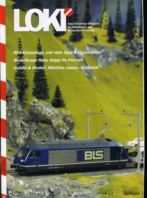 Modellismo Treno Ferrovia LOKI anno 1999 n° 12