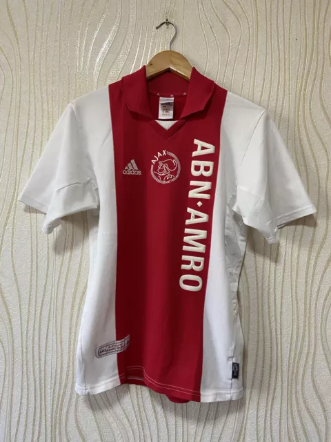 CAMISETA DE FÚTBOL LOCAL AJAX AMSTERDAM 2000 2001 CAMISETA DE FÚTBOL ADIDAS talla S #5 CHIVU