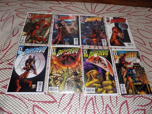 Daredevil #1 - 8, Marvel Knights, First Print, Marvel Comics, Near Mint