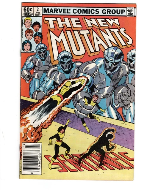 New Mutants #2, Vol. 1 (1983 Marvel Comics) Fine