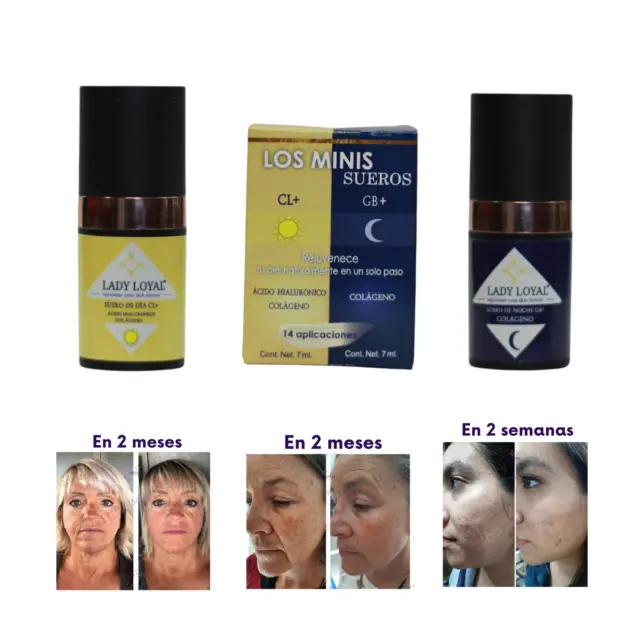 LOS MINIS, PROMO-10% Sueros Faciales Anti-Arrugas, Anti-Manchas (14aplicaciones)