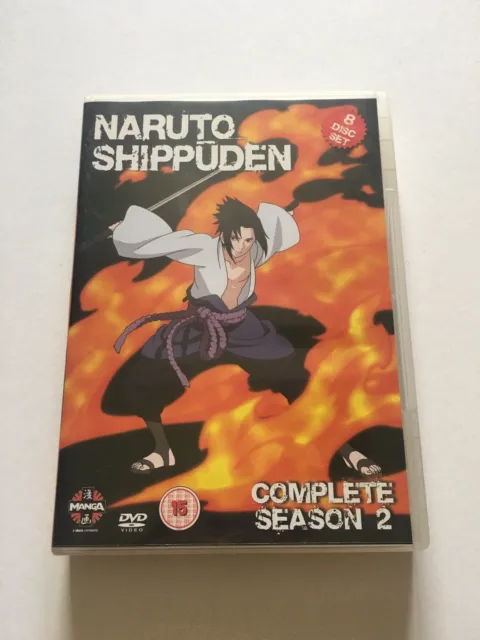 Naruto Shippuden: Complete Season 2 - anime DVD box set - UK PAL