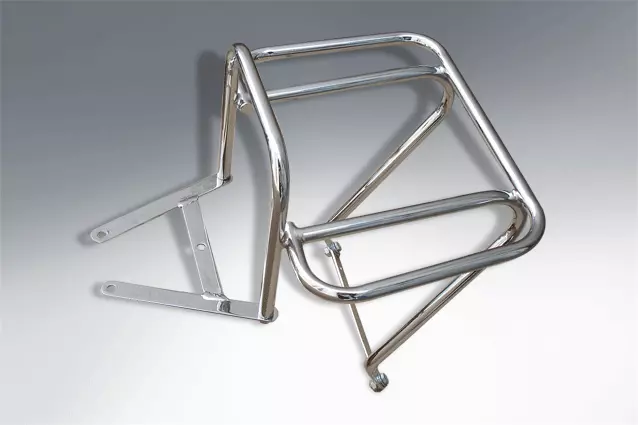 Vespa Horizontal Stainless Rear Rack Pe Px T5 Classic Lml 2T  Free Ups Delivery