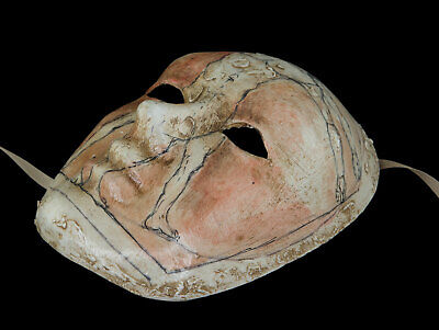 Mask from Venice Volto Face Man Vitruvius Of Vinci Paper Mache 22614 3