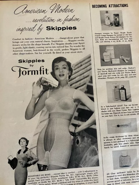 1950'S FORMFIT`GIRDLE`SEXY PIN-UP style model-Vintage Ad $5.60 - PicClick