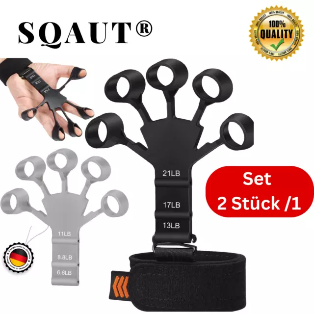 Handgriff-Verstärker Kraftgreifer Fingertrainer Therapie Unterarmtrainer fitness