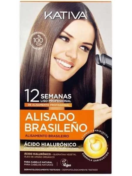 Brazilian Keratin Alisado Vegetal Veg Liss Amazon KATIVA KIT