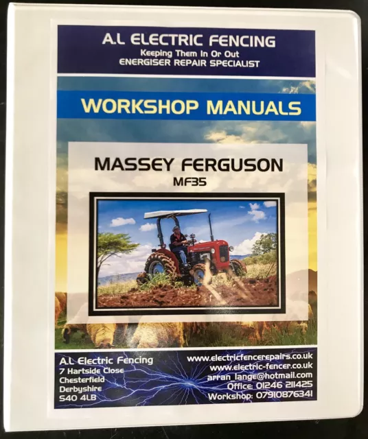 MASSEY FERGUSON MF35,WORKSHOP SERVICE REPAIR MANUAL,Free Postage,Fully Printed