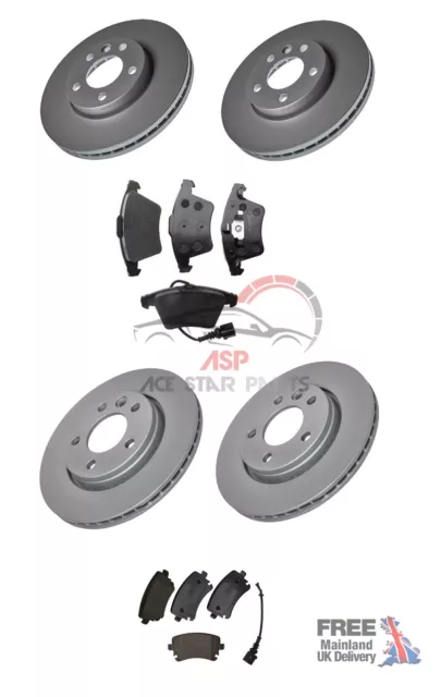 VW TRANSPORTER T5 1.9 TDi 2.5 2003-2010 FRONT & REAR BRAKE DISCS AND PADS NEW