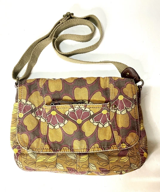 Fossil canvas crossbody 2025 bag