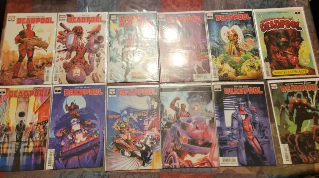 Deadpool 1-15+ 2 Annuals Complete Lot Set Run 2018-2019
