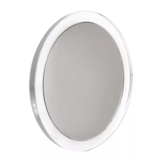 Magnifying Mirror 20x for Travel Suction Cup Makeup with Lights