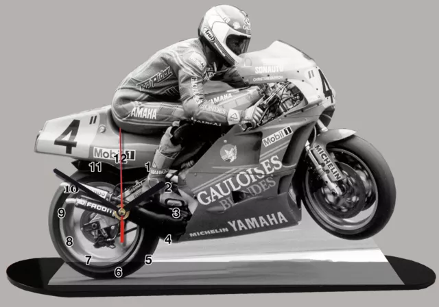 Moto Miniature, Christian Sarron,, Yamaha, Moto Gp En Horloge, 02