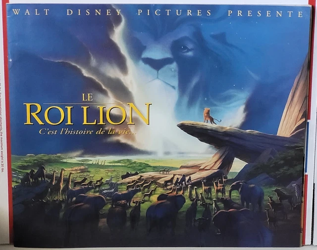 FRENCH DISNEY LE Roi Lion The Lion King Animation Sketches Lyrics Book