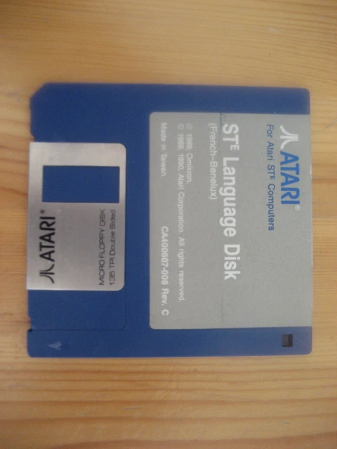 DISQUETTE ATARI STE Language vintage EUR 9,90 - PicClick FR