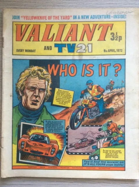 Valiant and TV21 8/4/72 Star Trek, Raven On The Wing, Fleetway UK Comic