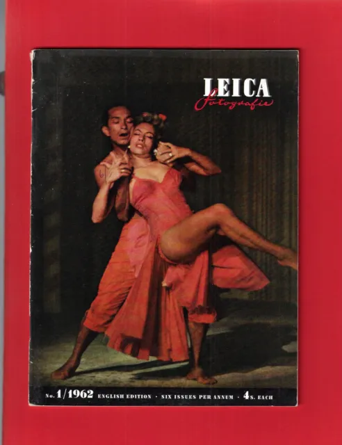 Vintage Leica Fotografie 1/1962 English Edition Magazine
