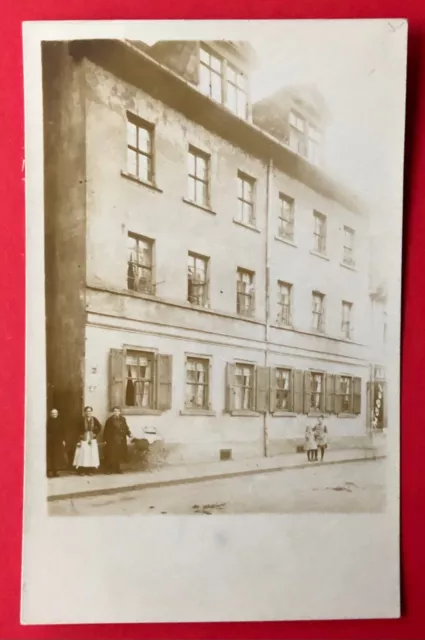 Privat Foto AK DRESDEN um 1915 Wohn- und Geschäftshaus mit Typen    ( 101452