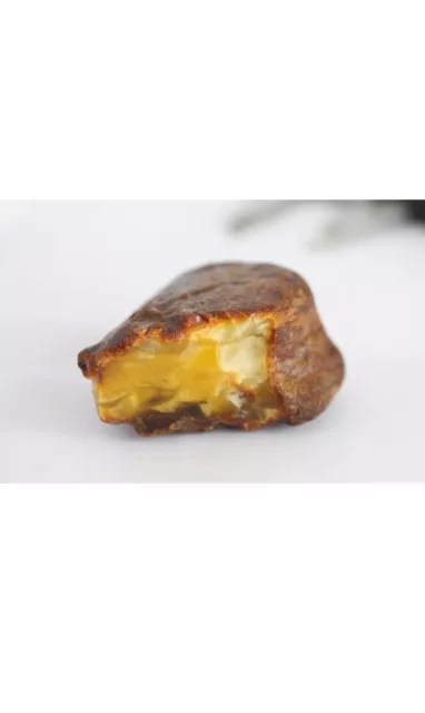100% natural baltic amber stone raw 31.2g egg yolk beeswax 天然波罗的海琥珀蜜蜡原石