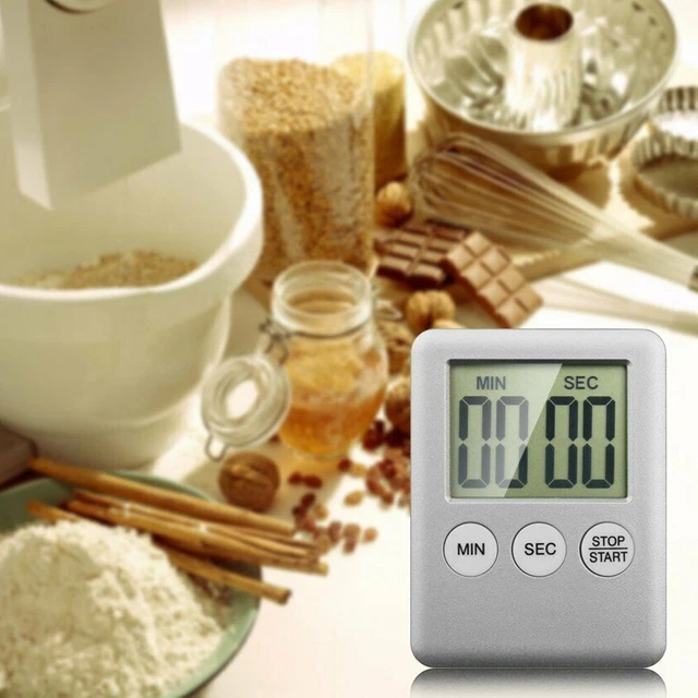 Temporizador de cocina cuenta atrás oficina pantalla digital cocina magnético mini