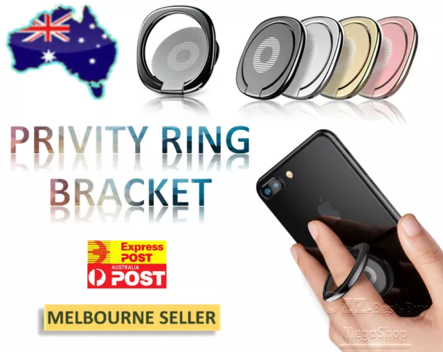 Ring Finger Mobile Phone Holder Car Mount Ring Magnetic Metal Hook Stand Grip