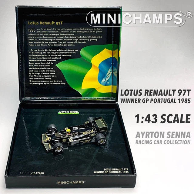 Ayrton Senna Lotus 98T #12 GP du Brésil de Formule 1 1986 1/43